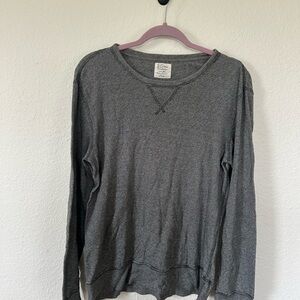 J. Crew Charcoal Long Sleeve Tee